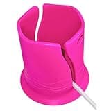 Floatsup Paddle Board Cup Holder, SUP & Kayak Drink Holder, Fits Cans & Water Bottles Up to 3 in, Secures Under Bungee Straps No Suction Cup, Boat, Raft & Canoe Accessory, Neon Pink