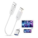 Wireless HDMI Display Adapter Plug and Play, Screen Mirroring Adapter Streaming Video/Audio/Files from iPhone iPad PC to TV/Monitor/Projector, Support Airplay Miracast YouTube Tiktok