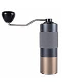 OISNGWNG Manual Coffee Grinder Stainless Steel Burr Wooden Handle Portable Hand Maker