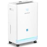 4500 Sq. Ft Dehumidifier for Basement Max 80 Pint Quilt Compressor Dehumidifiers for Home with Drain Hose, Energy Efficient, Intelligent Humidity Control, for Bathroom, Bedroom, Office