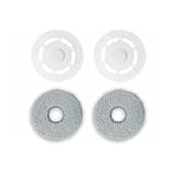 Compatible for ECOVACS,T20 T20 Pro Mop Brackets Kit Mopping Plate Cloth Mount Carpet Auto Lift Replace Robot Cleaer Spare(6pcs)