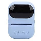 Erchineko Portable Thermal Label Printer with App, Barcode Sticker Maker for iOS Android, Inkless Wireless Tag Printer for Small Business, Office, Home, Retail, Clothing (Blue)