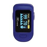 Zewa Deluxe Fingertip Pulse Oximeter | SpO2 and Pulse Rate Monitor | Large Color LCD Display | Portable Oxygen Saturation Meter for Home, Sports & Travel | Includes Lanyard & Batteries