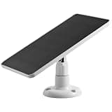 Solar Panel Charger for Security Camera, Weatherproof, 360° Adjustable Mount, Universal Compatibility with Adapters, Continuous Solar Charging Power