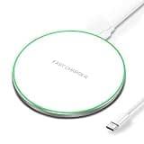 BAQASG Wireless Charger 20W Max Fast Wireless Charging Pad for iPhone 17 Pro Max 16 Pro 15 14 Plus 13 12 11,iPhone Xs Max/XR/8,Air Pods, for Samsung Galaxy/Note,Galaxy Buds,Google Pixel,White
