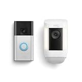 Ring Spotlight Cam Pro, Battery with Ring Battery Doorbell