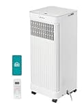 Midea 9,000 BTU ASHRAE (6,000 BTU DOE/SACC) Portable Air Conditioner, Smart Control, Cools up to 250 Sq. Ft., with Dehumidifier & Fan mode, Remote Control & Window Installation Kit Included