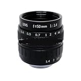 50mm 2/3" F1.4Manual Iris Fixed Focal Industrial Lens for Machine Vision & Photography