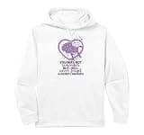 Purple Squad Alzheimer Awareness Ribbon Support Team Performance Hoodie