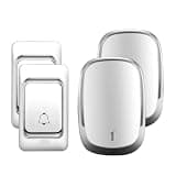 ONMYJFD Battery-Operated Waterproof Smart Home Cordless Doorbell Chime 200M Remote Battery Button