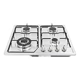 23" Gas Cooktop, Built-In 4 Burner Gas Stove Top LPG/NG Stove Cooker