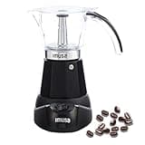 IMUSA 6 or 3 Cup Electric Espresso Maker Black Coffee Machine for Cuban Coffee, Moka and Espresso Drinks