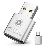 Wireless CarPlay Adapter for Apple iPhone(2026 Upgraded) Mini Design, Converts Factory Wired to Wireless Adapter for CarPlay, Plug and Play, Auto Connect Fast and Stable(Silver)