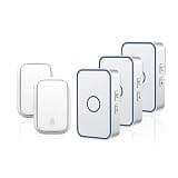 ONMYJFD Home Door 150M Range Bell Chime US EU UK Plug Doorbell Self Powered Waterproof No Battery Required