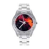 FekiLoot Watches for Men Big Face Stainless Steel Wristwatch Casual Watch
