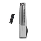 Lasko Oscillating Hybrid Fan and Space Heater for Home, All Season High Velocity Hybrid with Tip-Over Switch, Remote Control, Timer and Thermostat, 37.5 Inches, White, 1500W, FHV820