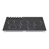 Portable Induction Hob 5 Burner Induction Cooker,Timer,Convenient Electric Hob for Home,Camping,5 Temperature Settings,Touch Control,Easy Clean,Black