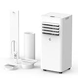 10,000 BTU Portable Air Conditioner, 3-in-1 AC Unit for 450 Sq.Ft Rooms With Cooling, Dehumidification & Fan Modes, Includes Remote Control, 24H Timer & Window Kit for Bedroom