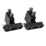 NUOBESTY 2pcs Generator Carbon Brush Assembly for Gasoline Generator and Agricultural Engine, Copper Contact with Nylon Base, High Conductivity and Minimizes Resistance Heating,