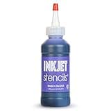 Ink Jet Refill Stencil Ink Compatible for Stencils Printer Ink (Violet, 4-Oz Bottle)
