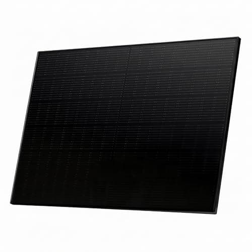 SUNNIVA® Solar Panel 500 W Full Black Bifacial Glass/Glass PV Module Solar Panel - PMax 500 W Bifacial N-Type, for Balcony Power Station or PV Solar System