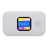 Yctze 4G 5G LTE Mobile Hotspot, 300Mbps LED Display Portable WiFi Hotspot with SIM Card Slot, Connect Up to 10 Devices, Portable Device with LED Display, Ideal for Home Travel
