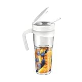 HD-09 Juicer Machines, 460-600mL Compact Portable Rechargeable Juicer Cup with USB Charging, Auto-Cleaning, Food-Grade Materials, for Smoothies, Baby Food, Home & Outdoor