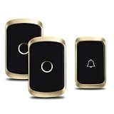 ONMYJFD Doorbell Set for Smart Home Long Distance Outdoor 36 Songs LED Flashing Powered By US EU UK AU Plug