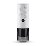 Portable Espresso Coffee Machine, 17-Bar High Pressure Extraction, 120ml Water Tank, Compatible with Small & Large Capsules, Travel Mini Coffee Maker for Home, Office, and Camping