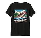Wisconsin Dells Water Park Capital Vintage Travel Poster Premium Tri-Blend T-Shirt