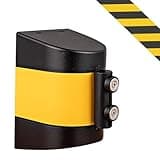 10M Magnetic Retractable Queue Barrier - Wall-Mounted Safety Belt with Strong Magnetic Attraction Mounting Kit - Perfect for Crowd Control, Events, and Queue Management