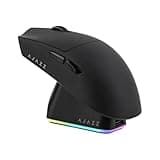 MechLands AJAZZ AJ139P V3 MC Wireless Mouse with Charging Base, 3 Modes Gaming Mouse with 800mAh Battery, Adjustable 24,000 DPI, PAW3311 Sensor, 1000 Polling Rate, 69g Lightweight, Win/Mac (Black)