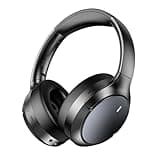 Hybrid ANC Wireless Over-Ear Headphones, 100H Playtime, Hi-Res Audio, Bluetooth 6.0, Multi-Mode Noise Cancellation, Comfort Fit, iOS & Android Compatible, Foldable Design, Travel-Friendly (Black)