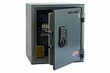 Midsize Office Safe On-Site, Safe Box with Key for Home, Money Safes with Code, Lockbox for Cash, Gun Safe for Handgun, Small Fireproof Safe for Documents,A-1