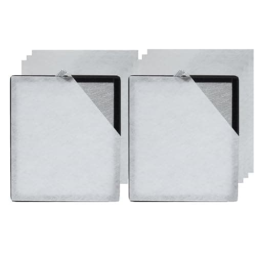 PUREBURG Replacement Filter Compatible with AEOCKY Cybertron Air Purifier, 2-Pack H13 True HEPA Activated Carbon & Pre-Filters x 8 Air Clean Dust Odor