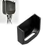 Holder Compatible with Onn 4K Plus Streaming Stick, Wall Mount Organizer Adhesive Storage Box for Media Device Bracket, Black Television Side Mount