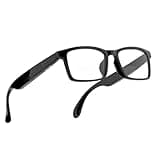 Tulbeys Smart Glasses, Anti-Blue Light Bluetooth Glasses, Built-in Mic and Speakers, Open Ear Music and Hands-Free Calls, Touch and Voice Assistant Compatibility, 100h Long Battery Standby Time