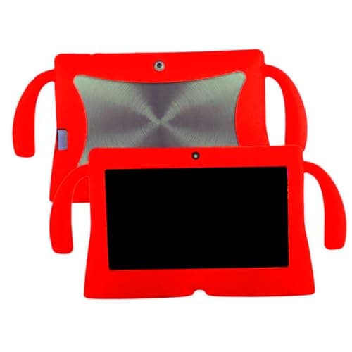Generic Silicone Gel Tablet Cover Case for Boys and Girls and Comfortable Installation Access to Ports Rose Red
