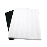 1 Piece Main Filter and 4 Pieces Air Purifier Parts Carbon Pre-filters,Compatible for Winix,115115 5300 5500 6300