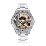 FekiLoot Watches for Men Big Face Stainless Steel Wristwatch Casual Watch
