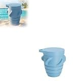 Beach Storage Vault with Concealed Sand Placement Design, Portable Screw Top Valuables Container, Travel Organizer for Keys, Wallet, Phone and Small Personal Items
