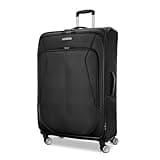 American Tourister 4 KIX 3.0 Checked-Large 28-Inch Spinner (Black)
