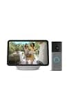 Amazon Echo Show 8 with 8.7" HD Display & Ring Battery Doorbell with Retinal 2K & 6x Enhanced Zoom Bundle