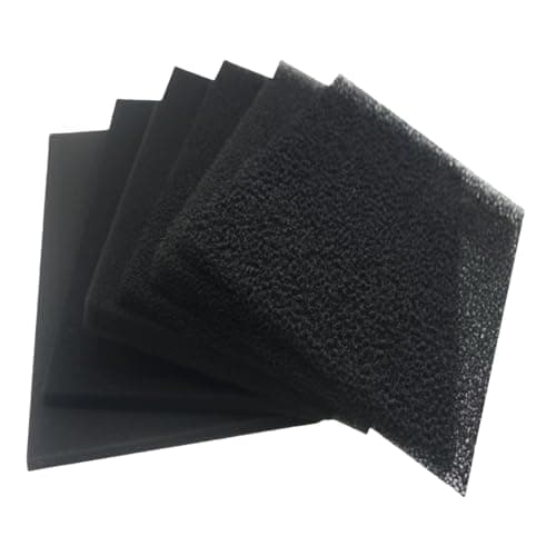 Polyurethane Dust Filter Sponge, Air Filter Flame Retardant Filter Cotton 20PPI/30PPI/35PPI/40PPI/45PPI/50PPI/60PPI Optional (35PPI, 5mmX200mmX200mm)