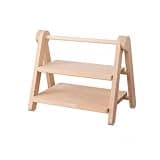 WANGHAI2024M Bookcases Tabletop Multifunctional Storage Rack Wooden Simple Double Layer Bookshelf
