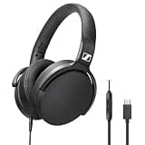 Sennheiser HD 400U - Wired Over-Ear Headphone with Smart Remote, Black