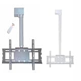 iumLeap Motorized Ceiling TV Mount - Wall-Mounted Monitor Stand, Telescopic Electric Tv Lift, Adjustable Height Bracket with Remote Control, Fits 26-70 Inch Low Profile TVs, 26-70 Inch Tvs-30cm