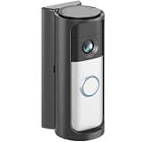 Doorbell Mount with 360° Adjustable Angle, No-Drill Corner Wedge Bracket Compatible with Ring/Battery Doorbell/Plus/Pro(2026 Release), 2 Ways Installation-Strong Adhesive or Screw for Apartment