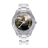 FekiLoot Watch for Men Big Face Stainless Steel Wrist Watch Personality