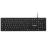 MIKUSO French Keyboard AZERTY Wired USB - 105 Keys Full-Size Laser-Etched(Not Fading Character for PC,Laptop,1.6m Cable Length,Typing Comfort for French Speakers,Office Professionals & Students